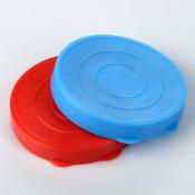 Крышка для банки цветная, диаметр 8 см (цвета в ассортименте)