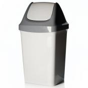 Контейнер для мусора СВИНГ, объем 50 л, 340 х 400 х 740 мм (цвет "мрамор")