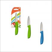 Нож кухонный для овощей Мультидом, длина 18 см (цвета в ассортименте)