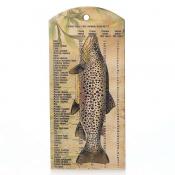 Доска сувенирная "Рыбы", таблица меры и веса