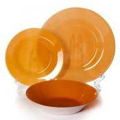 Набор тарелок на 6 персон Pasabahce Orange Village, 18 предметов