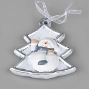 Украшение новогоднее подвесное House & Holder "Снеговик", 7 х 7,5 см