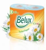 Туалетная бумага Belux 2х-сл Бирюзовая 4рул