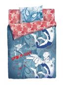 Детское полутороспальное постельное белье Marvel "Человек Паук.Граффити" с наволочкой 50*70 (180567)