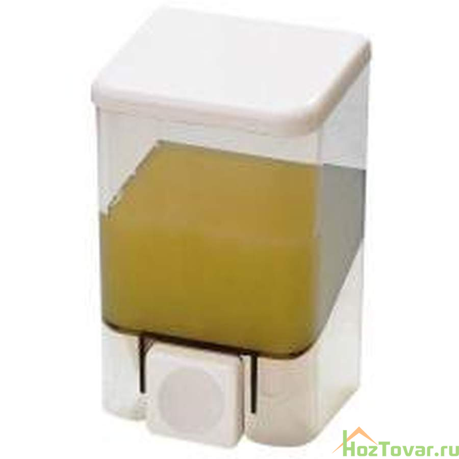 Дозатор для мыла Bravo 500 мл (прозрачный) 8,5*8,5*15 см
