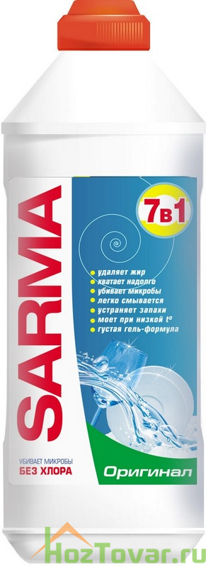 Жидкость для посуды Сарма Невская Косметика Original гель 500мл, 06062