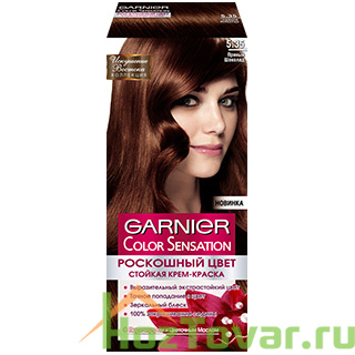 Краска для волос Гарнье Роскошь Цвета 5.35 Пряный шоколад 3 шт.