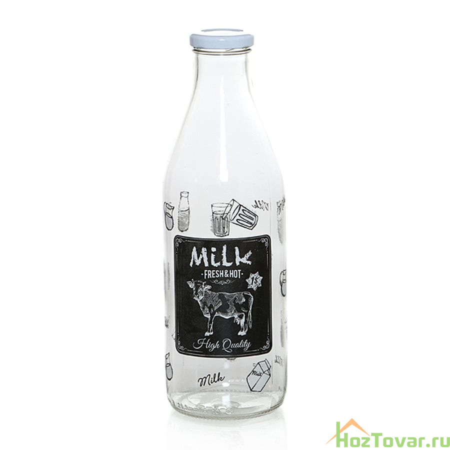 Бутылка для молока "ЛАТТЕРИЯ" 1000 мл.