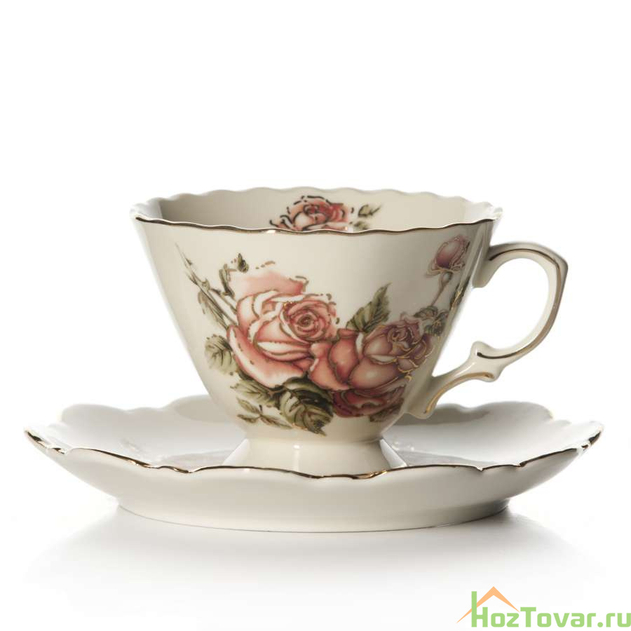 Чайный набор на 6 персон Lefard "Корейская роза" 200 мл