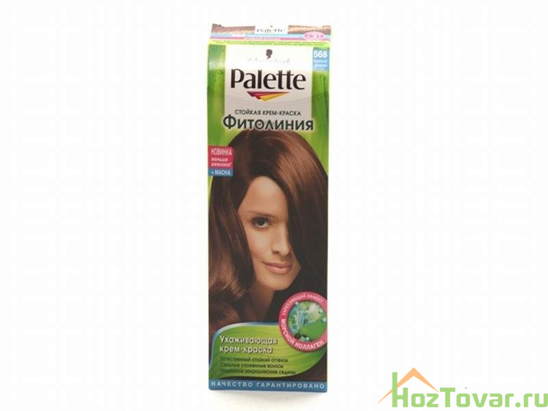 Краска для волос PALETTE Фитолиния 568 Карамельный каштановый 50 мл