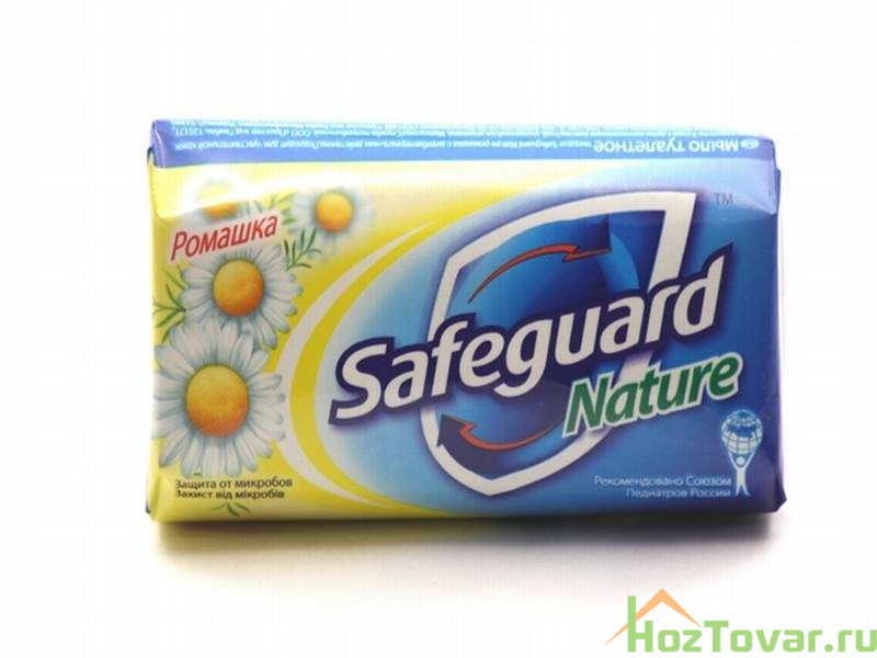 Мыло Safeguard антибактериальное, ромашка 90гр
