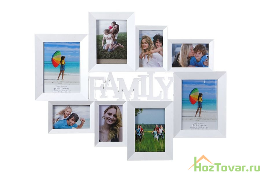 Фоторамка семейная "FAMILY" на 8 сюжетов 73*57*2,6 см