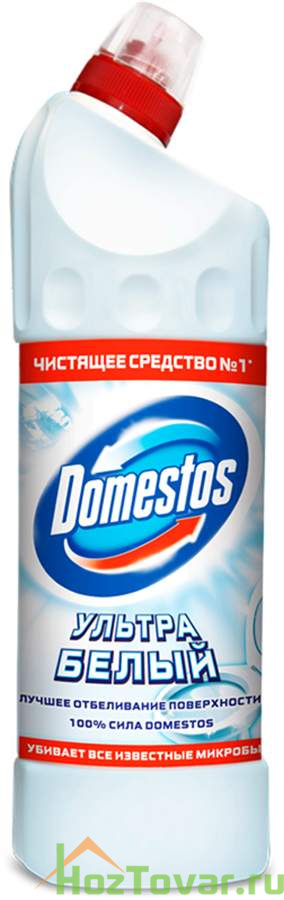 Domestos Чистящее средство для ванны и туалета " Ультра белый", 500 мл