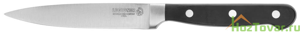 Нож LEGIONER "FLAVIA" универсальный, пластиковая рукоятка, лезвие из молибденванадиевой стали, 125мм