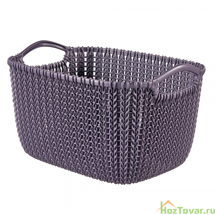 Корзина Curver Knit L  19л, фиолетовая