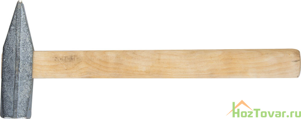 Молоток "НИЗ" оцинкованный с деревянной рукояткой, 800гр.