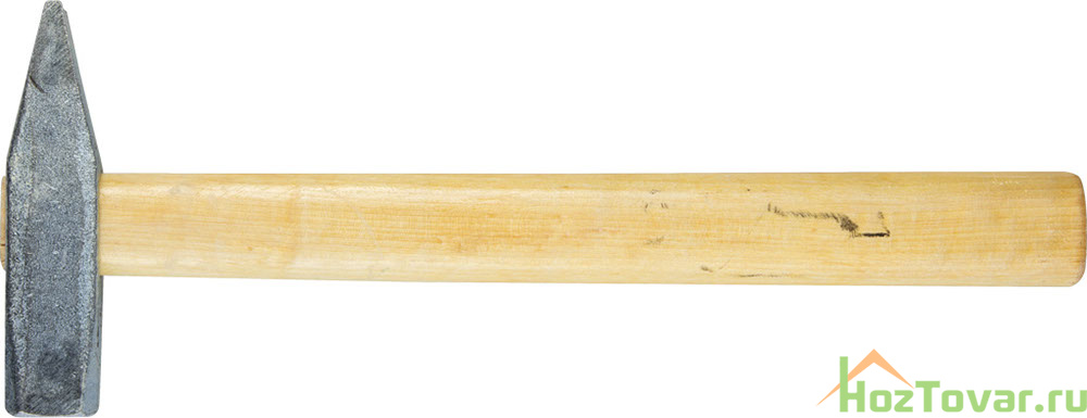 Молоток "НИЗ" оцинкованный с деревянной рукояткой, 500гр.