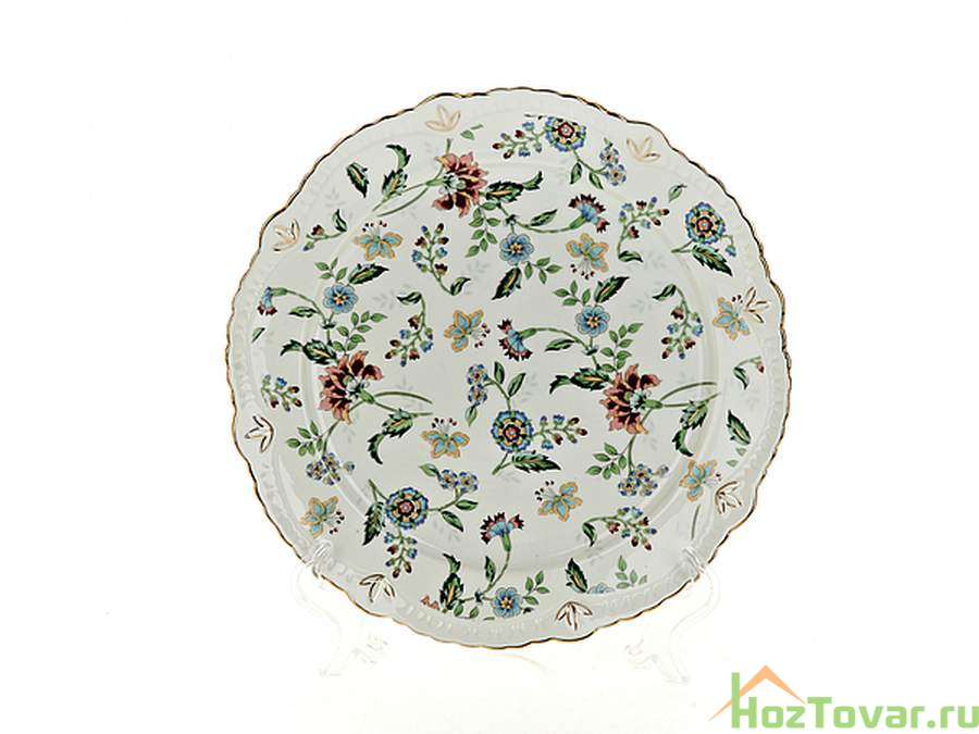 Блюдо круглое Best Home Porcelain, Альпийский сад, 25,5*3 см