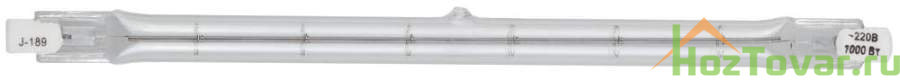 Лампа галогеновая СВЕТОЗАР линейная, тип J-189, цоколь R7S, 1000Вт