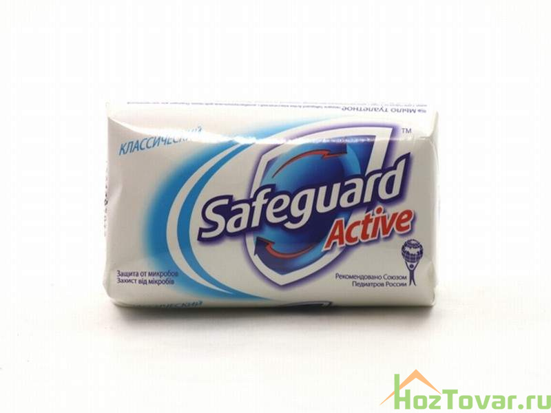 Мыло Safeguard антибактериальное, белое классическое90 гр.