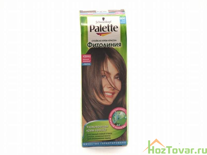 Краска для волос PALETTE Фитолиния 600 Светло-каштановый 50 мл