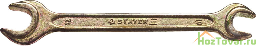 Ключ STAYER "MASTER" гаечный рожковый, 10х12мм