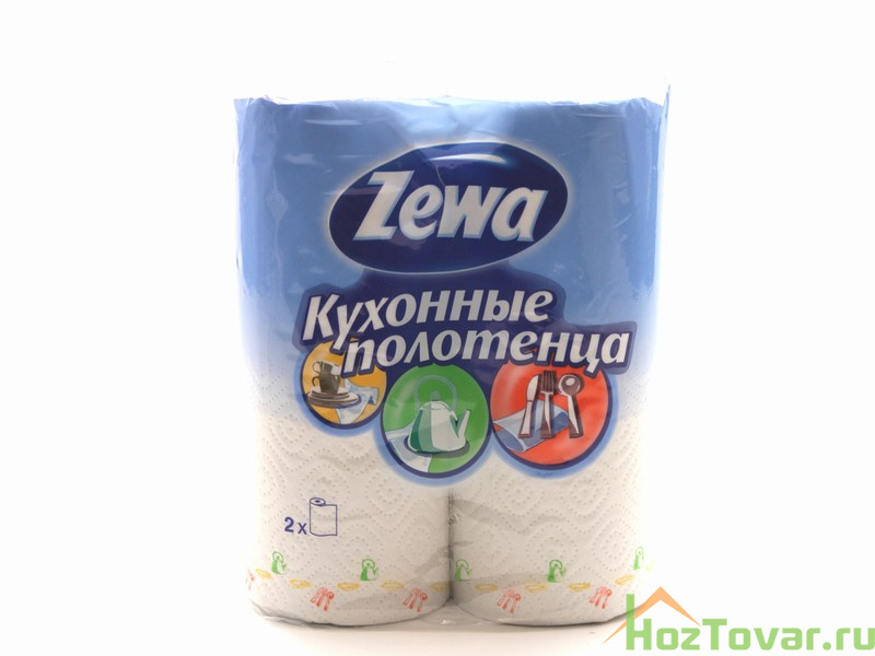 Полотенца кухонные Zewa Белые 2 шт.
