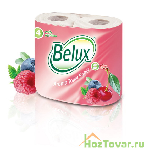 Туалетная бумага Belux 2х-сл АРОМА Ягоды mix 4рул