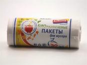 Пакеты для мусора Avikomp Praktisch биоразлагаемые 30л (белые) в рулоне 30шт