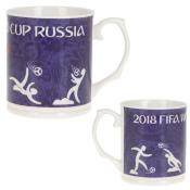 Кружка фарфоровая "ЧМ 2018", объем 420 мл (транспортная упаковка)