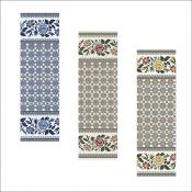 Дорожка на стол "Вышивка крестиком" 45*145см 3диз. NEW