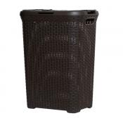 Корзина для белья RATTAN STYLE 60л темно-коричневая