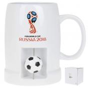 Кружка керамическая для пива "ЧМ 2018", объем 1000 мл 