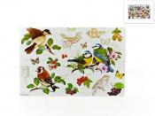 Доска разделочная (стекло) 20*30*0,5см "Birds" (подарочная упаковка)