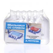 Мыльница со сливом (белый)