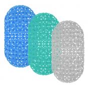 Коврик для ванной "Капельки" 66*37см 4цвета