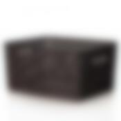 Корзина "Плетенка", 350 х 290 х 175 мм (цвет коричневый)