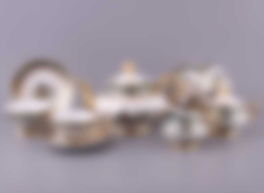 Чайный сервиз на 6 персон 15 пр."ОХОТА ЗЕЛЕНЫЙ" 1100/200 мл.