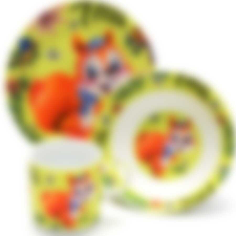 Набор детской посуды Loraine Белочка, 3 предмета