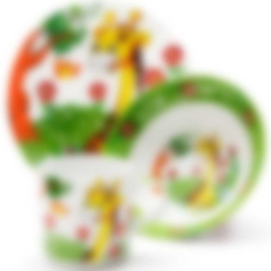 Набор детской посуды Loraine Жираф, 3 предмета