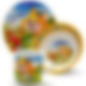 Набор детской посуды Loraine Лиса, 3 предмета