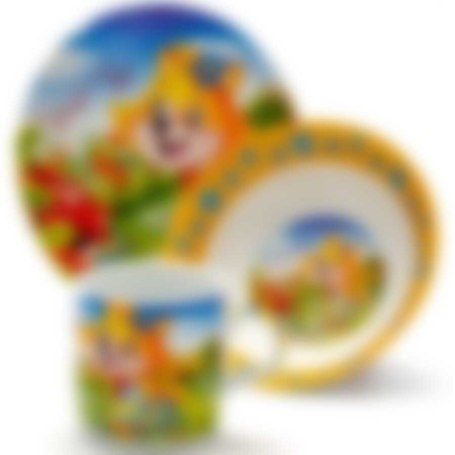 Набор детской посуды Loraine Лиса, 3 предмета