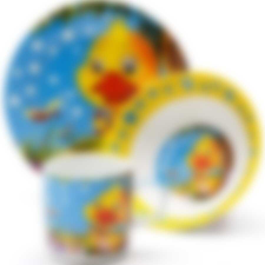 Набор детской посуды Loraine Утенок, 3 предмета