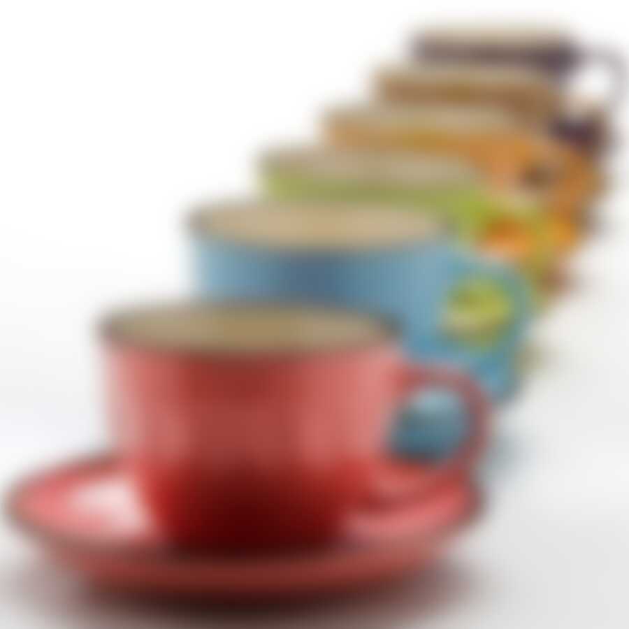 Чайный набор на 6 персон Loraine Сияние, 220 мл на металлической подставке