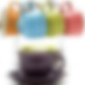 Чайный набор на 6 персон Loraine Сияние, 220 мл на металлической подставке