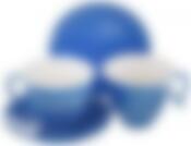 Набор чайный на 2 персоны Loraine Радуга синяя, 220 мл