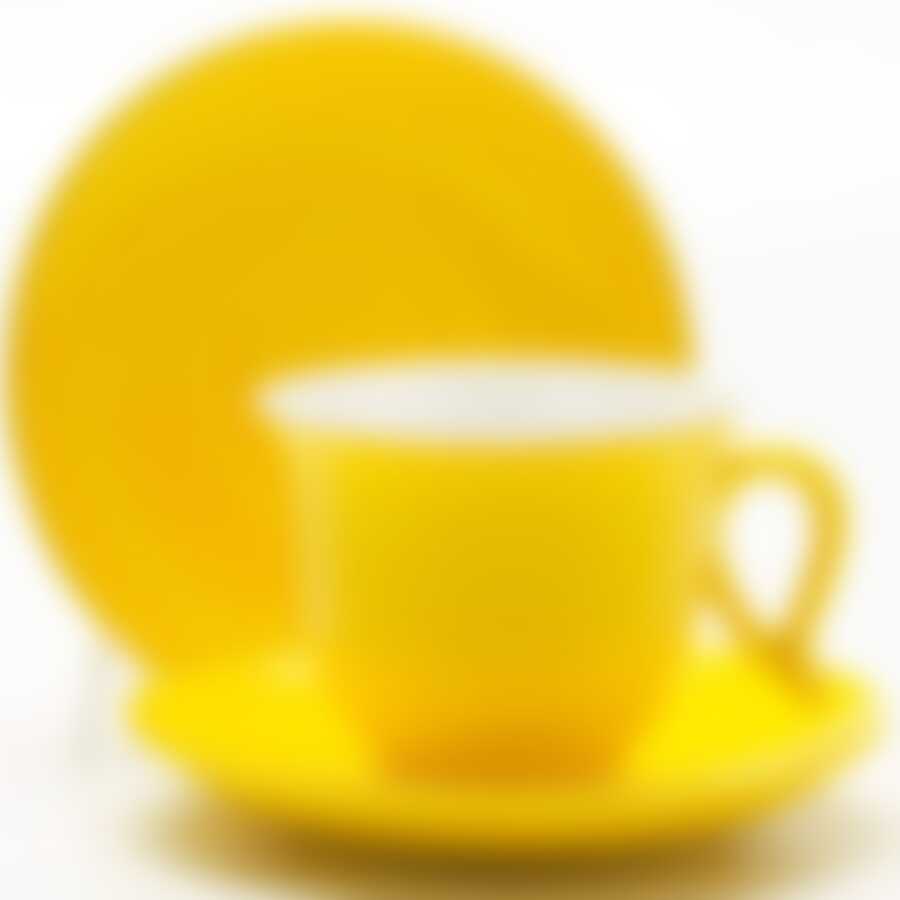 Набор чайный на 2 персоны Loraine Радуга желтая, 220 мл