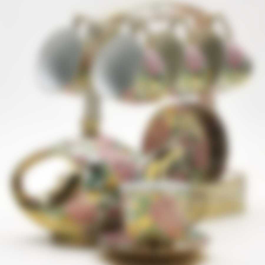 Чайный сервиз на 6 персон Loraine Цветы, 14 предметов