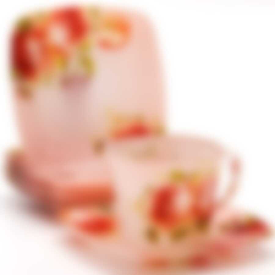 Чайный набор на 6 персон Loraine Розы, 200 мл