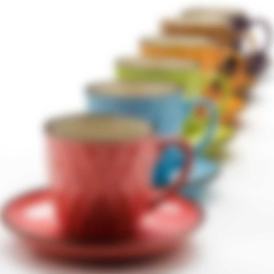 Чайный набор на 6 персон Loraine Сияние, 220 мл на металлической подставке